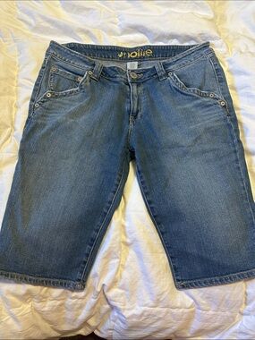 Nollie Blue Denim Bermuda Shorts